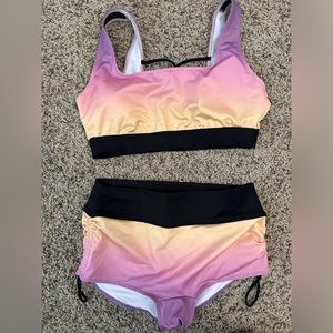 Pink swimsuit! Only wore the bottoms once. Top NWT